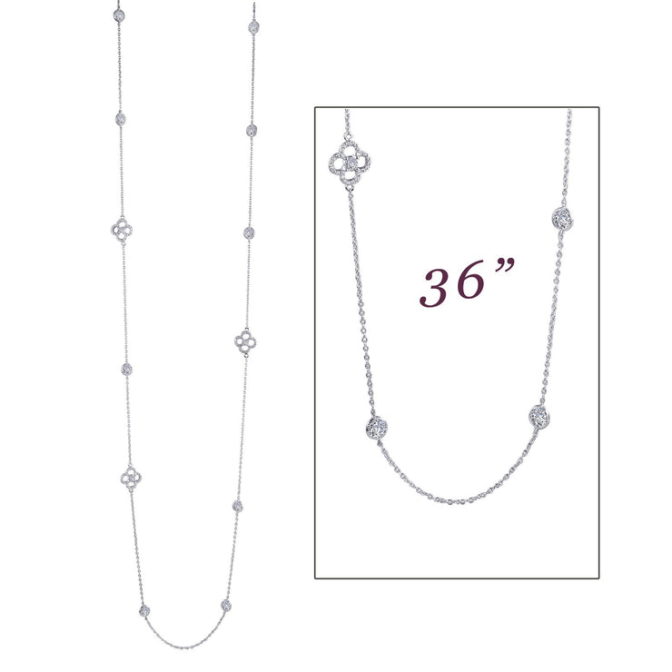 6.48 CTW Station Necklace