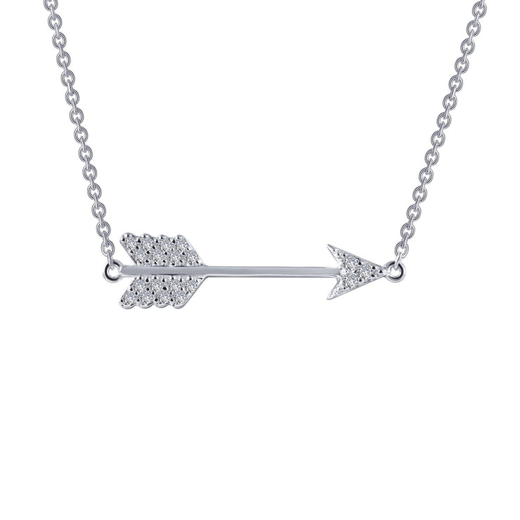 0.19 CTW Arrow Necklace