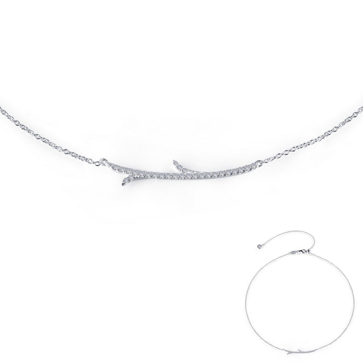 Pave Branch Choker Necklace
