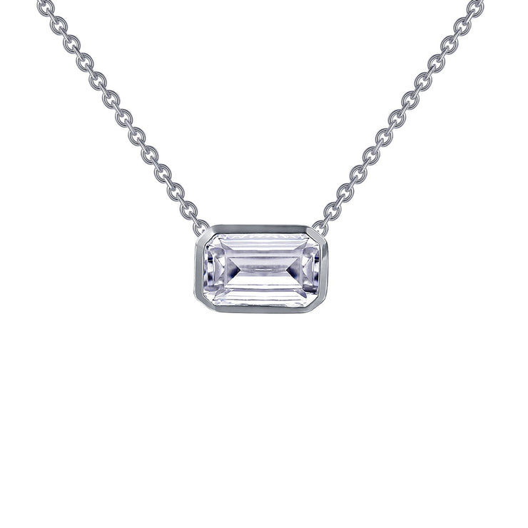Emerald-Cut Choker Necklace