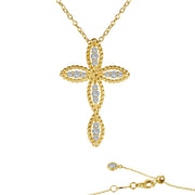 0.3 CTW Cross Necklace