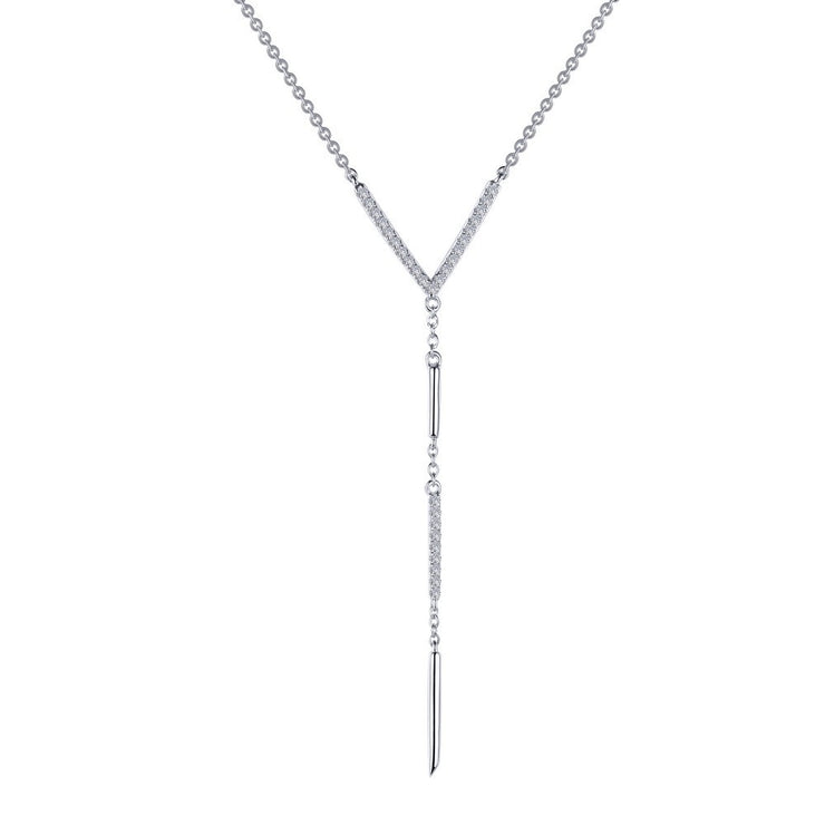 0.55 CTW V-Drop Necklace