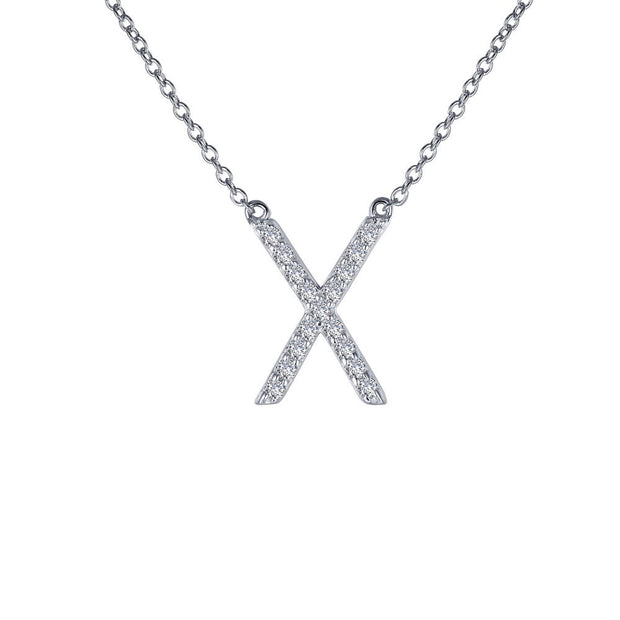 0.42 CTW The X Necklace