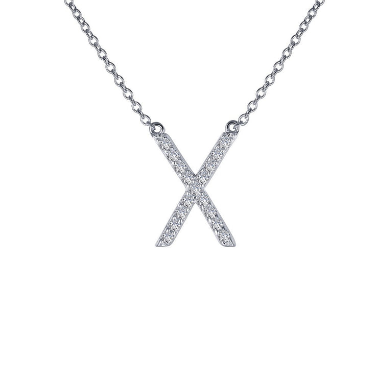 0.42 CTW The X Necklace