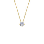 0.65 CTW Solitaire Necklace