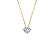 1.0 CTW Solitaire Necklace