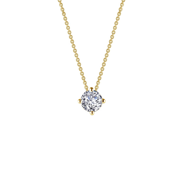 1.0 CTW Solitaire Necklace