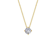 0.85 CTW Solitaire Necklace