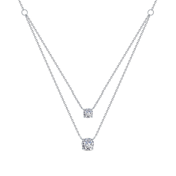 2.19 CTW 2-Tier Necklace