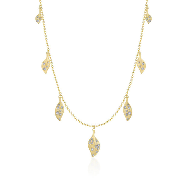 Leaf Station Necklace