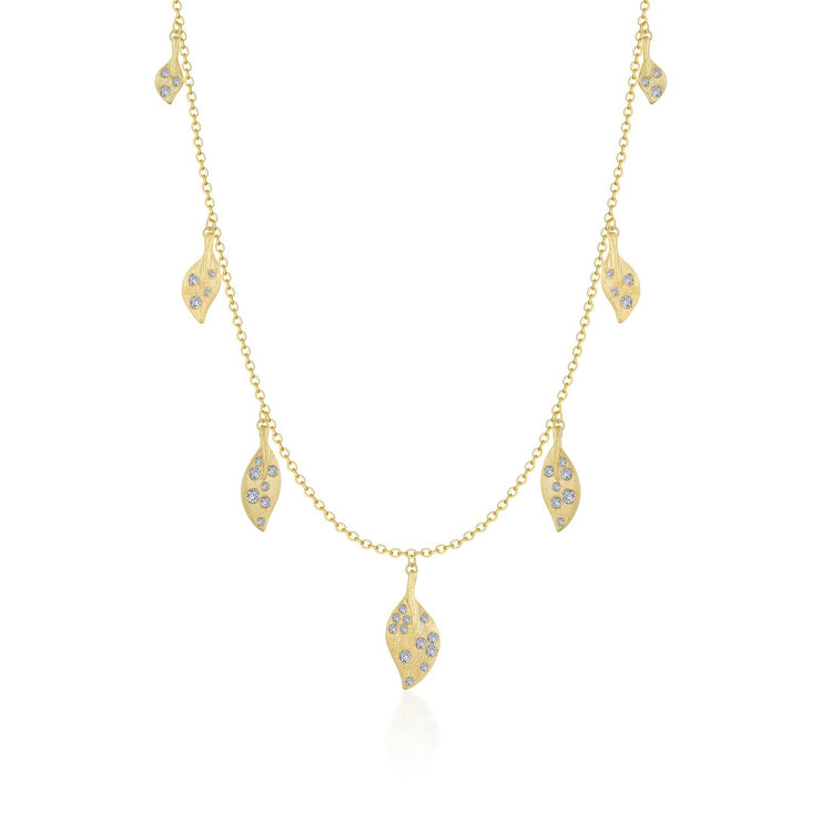 Leaf Station Necklace