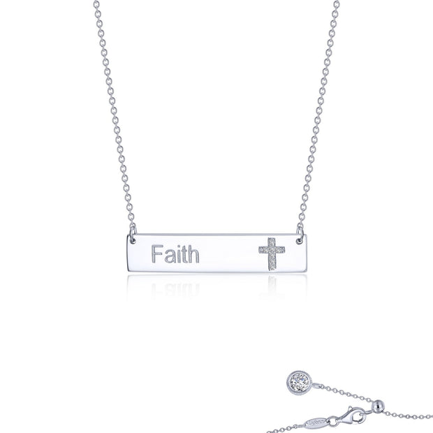 Faith Bar Necklace