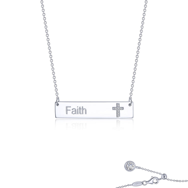 Faith Bar Necklace