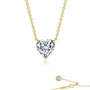 Heart Solitaire Necklace