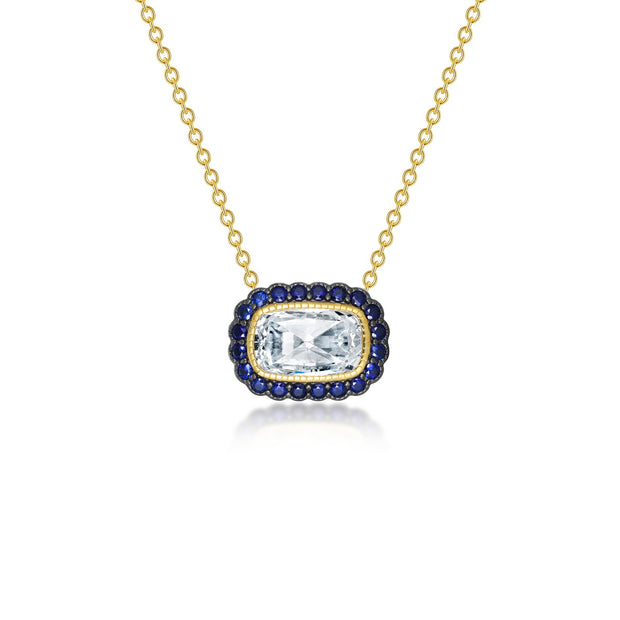 Vintage Inspired Halo Necklace