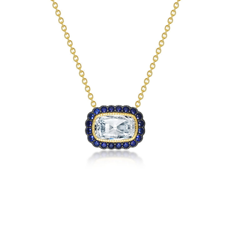 Vintage Inspired Halo Necklace