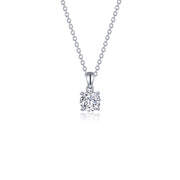 0.65 CTW 4-Prong Solitaire Necklace
