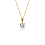 0.85 CTW 4-Prong Solitaire Necklace