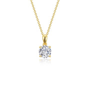 1 CTW 4-Prong Solitaire Necklace