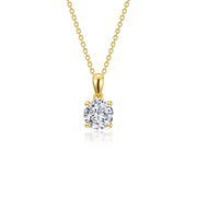 1.25 CTW 4-Prong Solitaire Necklace
