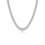 59 CTW Graduated Tennis Necklace