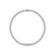 59 CTW Graduated Tennis Necklace