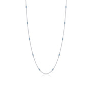 0.6 CTW Adjustable Station Necklace