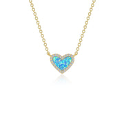 Halo Heart Necklace