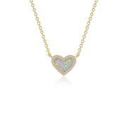 Halo Heart Necklace