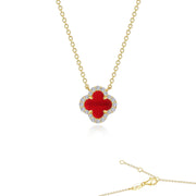 0.49 CTW Halo Necklace