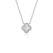 0.49 CTW Halo Necklace