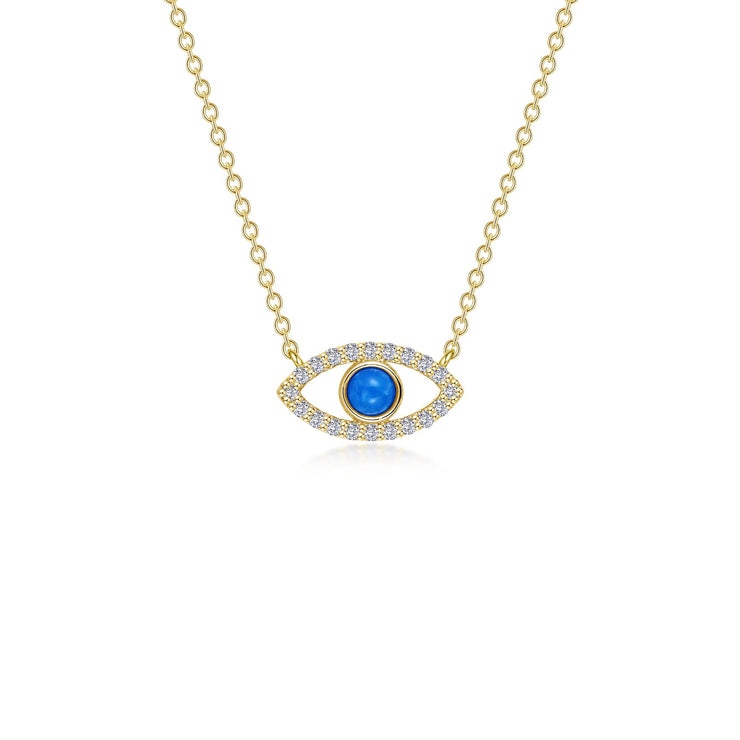 Turquoise Evil Eye Necklace