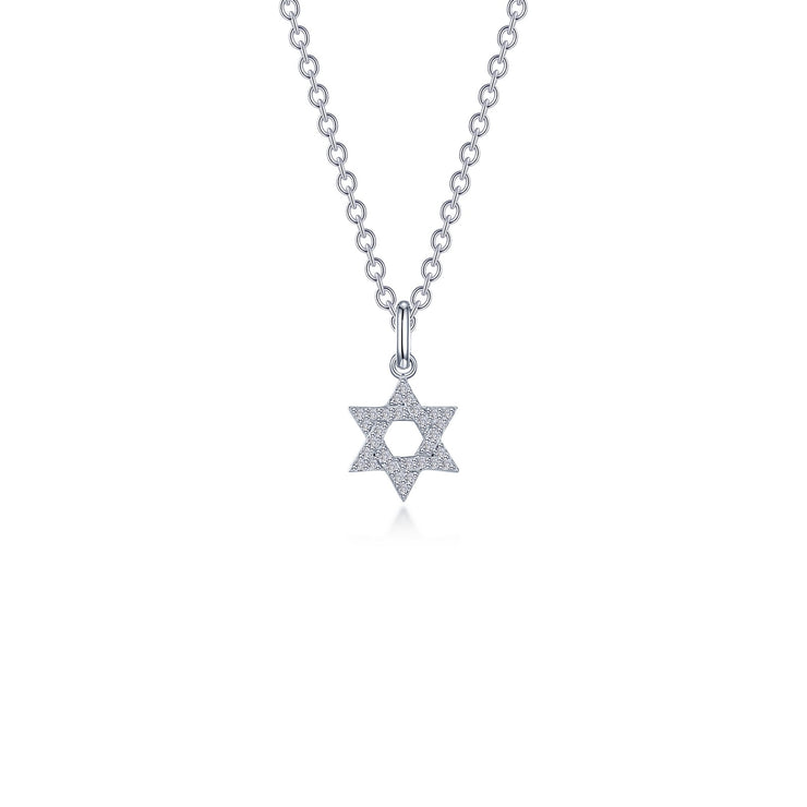 0.55 CTW Star Of David Necklace
