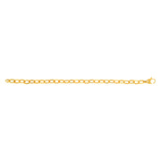 14K Gold Polished Mini Oval Link Chain