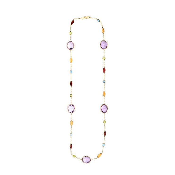 14K Gold Semi-Precious Necklace