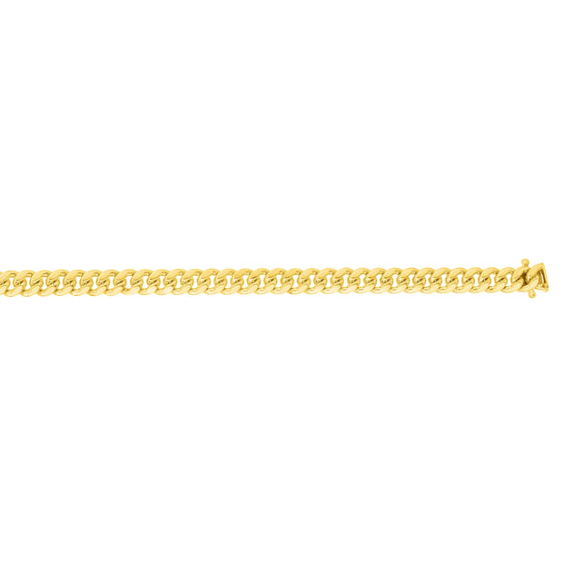 14K Gold 22"" 3.9mm Classic Miami Cuban