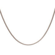 4mm Matte Finish Stainless Steel Bold Box Chain Necklace
