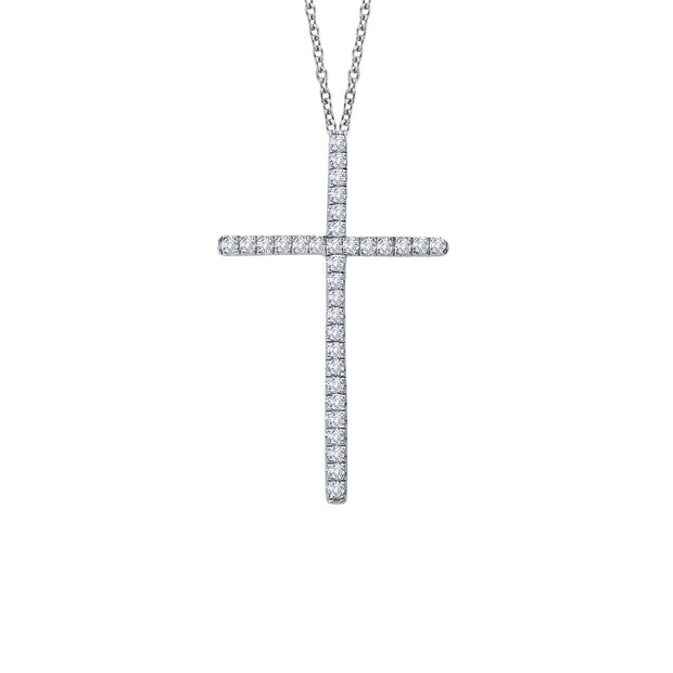 0.33 CTW Cross Necklace