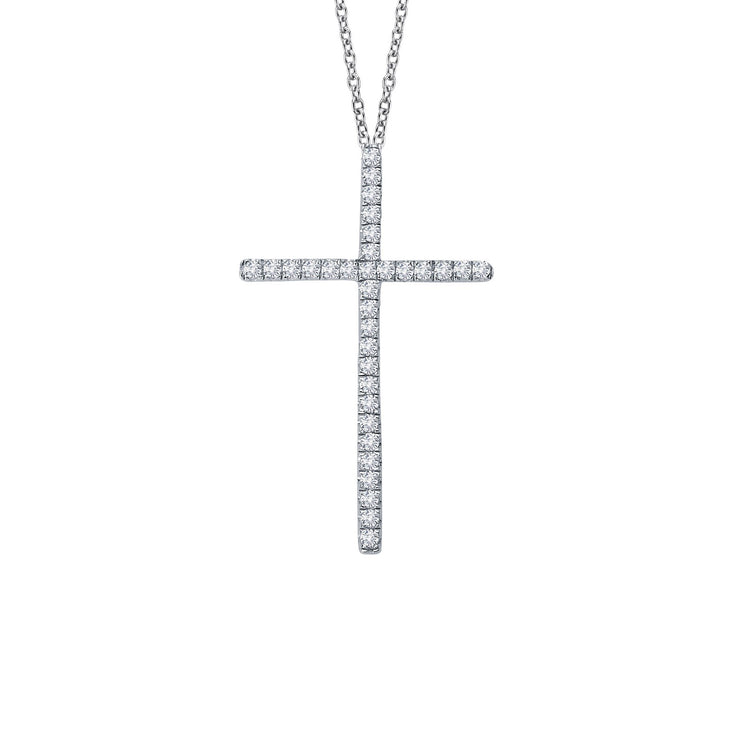 0.33 CTW Cross Necklace