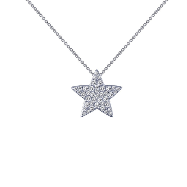 0.41 CTW Star Pendant Necklace