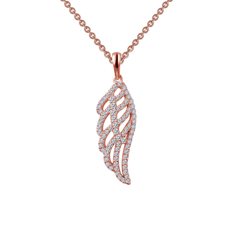 Angel Wing Pendant Necklace