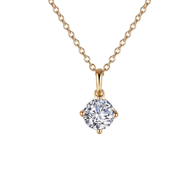 1 CTW Solitaire Pendant Necklace