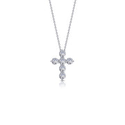 1.02 CTW Cross Pendant Necklace