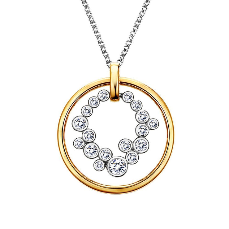 Open Circle Pendant Necklace