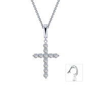 0.55 CTW Cross Pendant Necklace