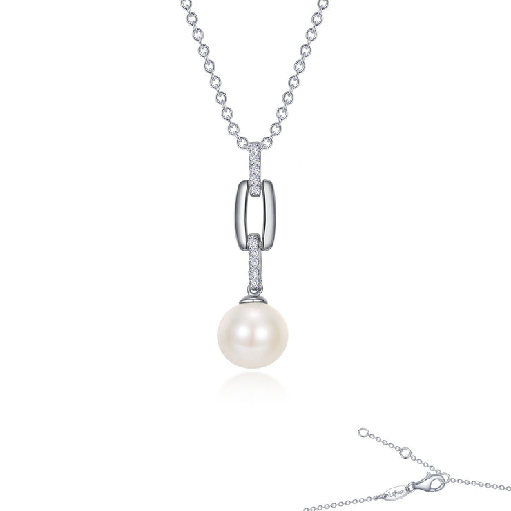 Paperclip Cultured Freshwater Pearl Necklace