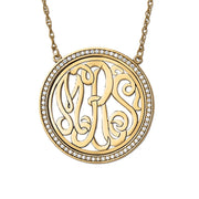 14K Yellow Gold 1/5 ct tw Fashion Diamond Pendant