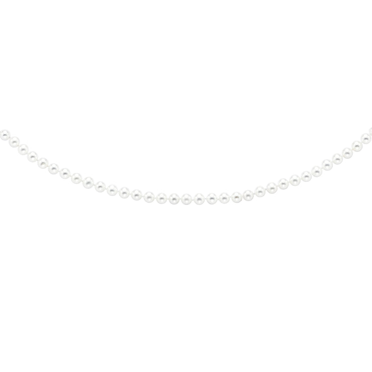 14K Gold 6.0-6.5MM Pearl Strand Necklace