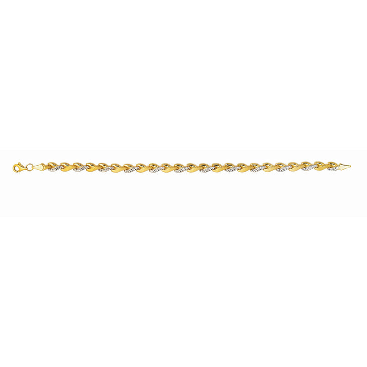 14K Two-Tone Gold Stampato Bracelet