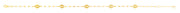 14K Gold Mirror Chain and Puffed Mariner Station Anklet